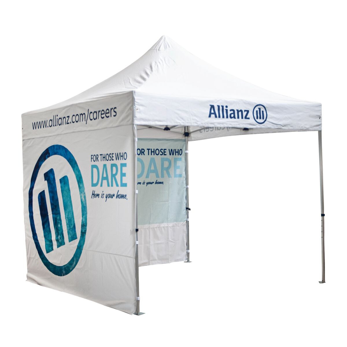 Duratent Faltpavillon mit Allianz Bedruckung