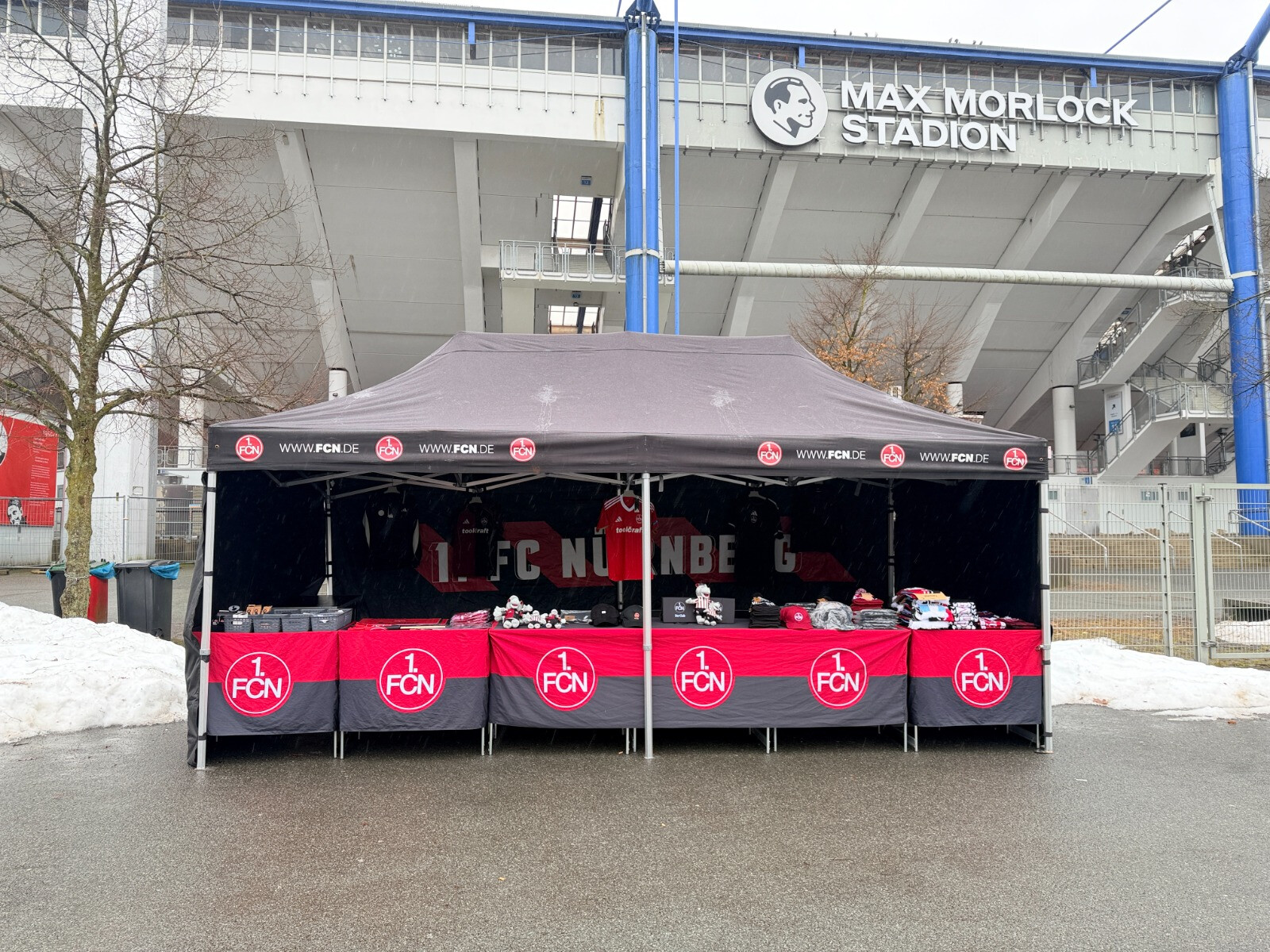 Duratent Faltpavillon beim 1. FC Nürnberg