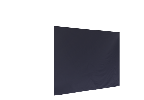 Duratent Seitenwand 450 geschlossen, 3m, navy-blau