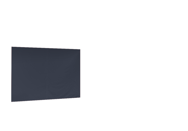 Duratent Seitenwand 450 geschlossen, 3m, navy-blau