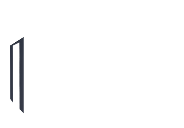 Duratent Seitenwand 300 mit Tür, 3m, navy blau