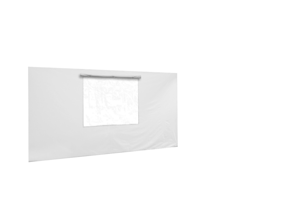 Seitenwand in weiß für Faltpavillon