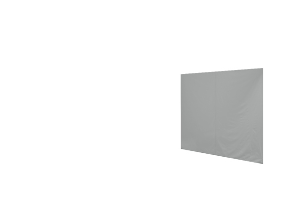 Duratent Seitenwand 300 geschlossen, 3m, grau