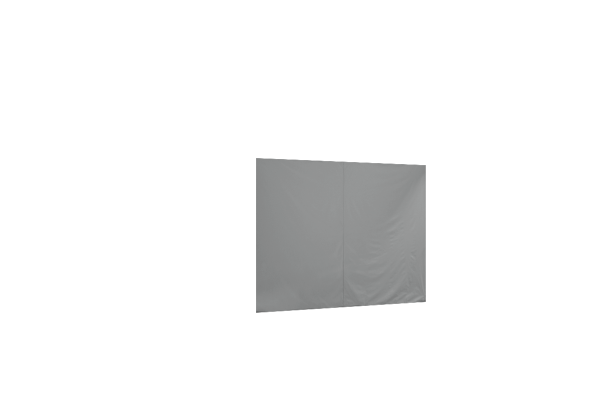 Duratent Seitenwand 300 geschlossen, 3m, grau