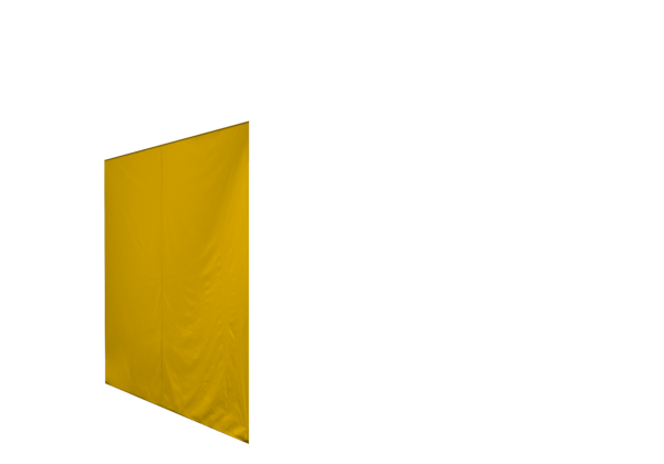 Seitenwand in gelb für Faltpavillon