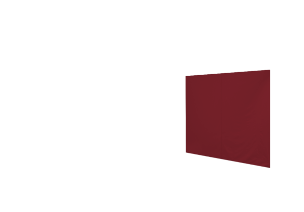 Duratent Seitenwand 300 geschlossen, 3m, burgund