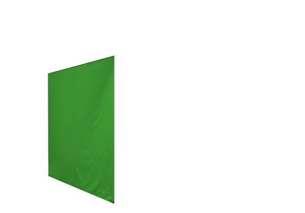 Seitenwand in lime für Faltpavillon