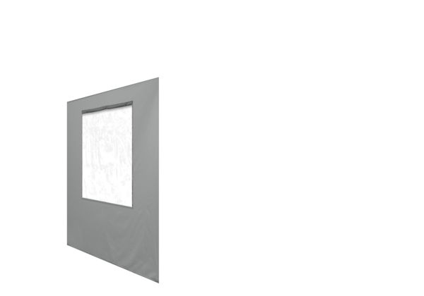 Seitenwand in grau für Faltpavillon