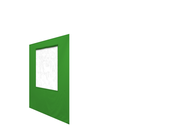 Seitenwand in lime für Faltpavillon