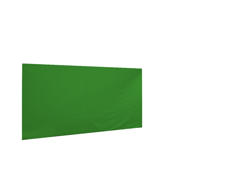 Seitenwand in lime für Faltpavillon