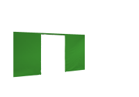Seitenwand in lime für Faltpavillon