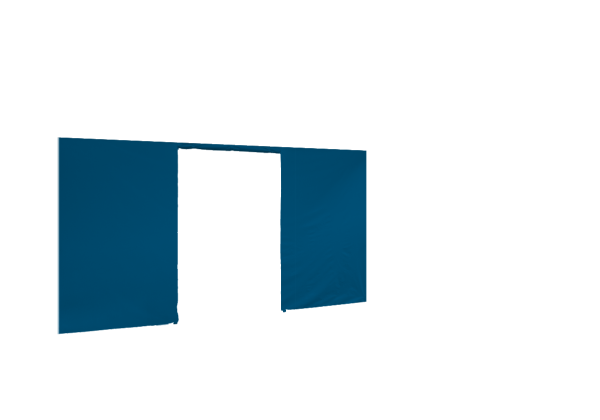 Seitenwand in himmelblau für Faltpavillon