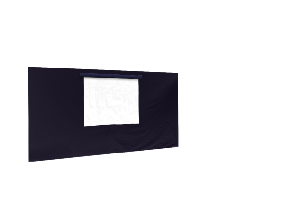 Seitenwand in navy-blau für Faltpavillon