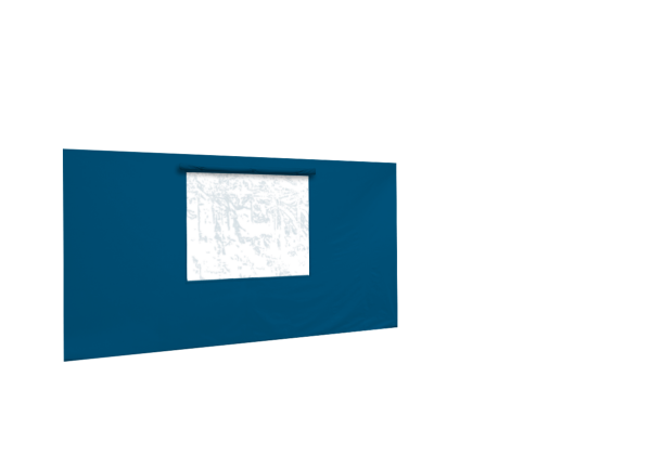 Seitenwand in himmelblau für Faltpavillon