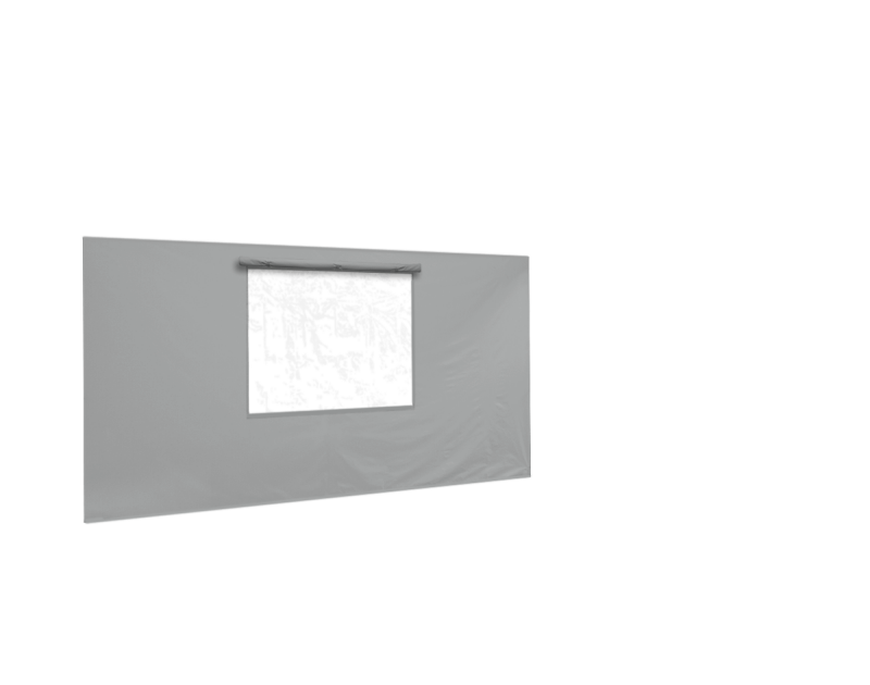 Seitenwand in grau für Faltpavillon