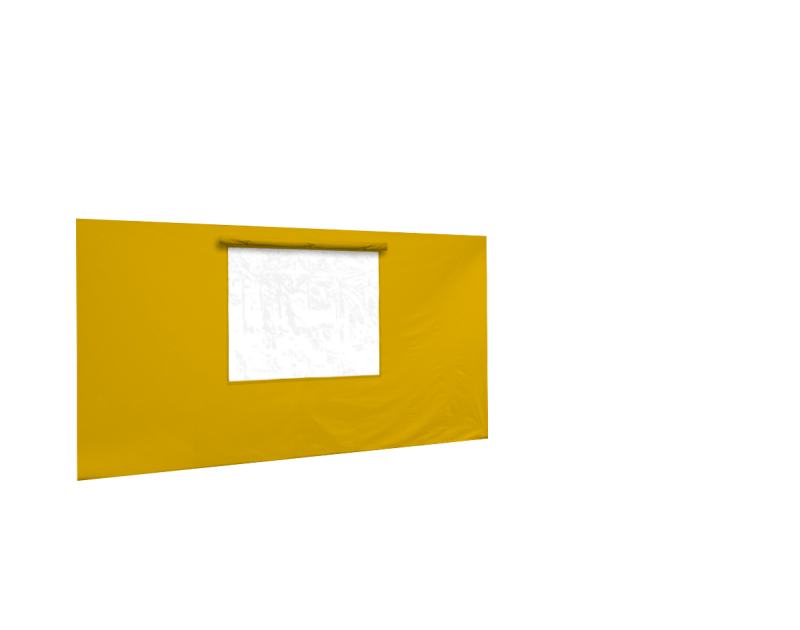 Seitenwand in gelb für Faltpavillon