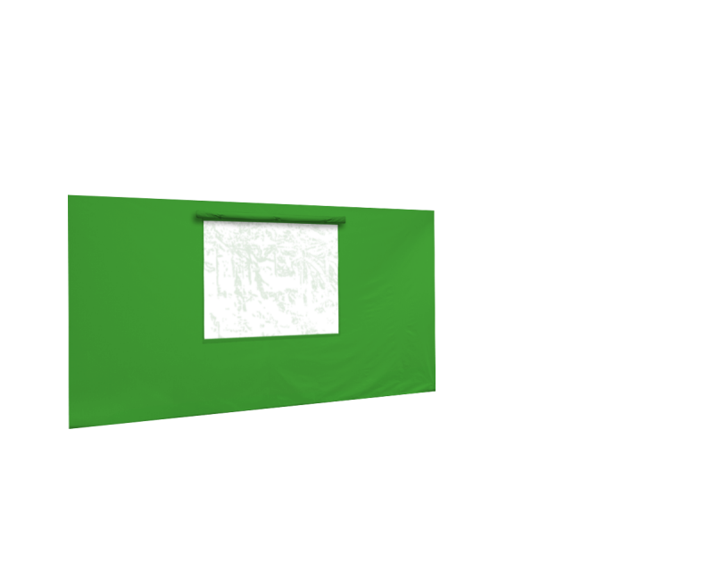 Seitenwand in lime für Faltpavillon