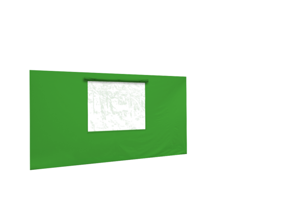Seitenwand in lime für Faltpavillon