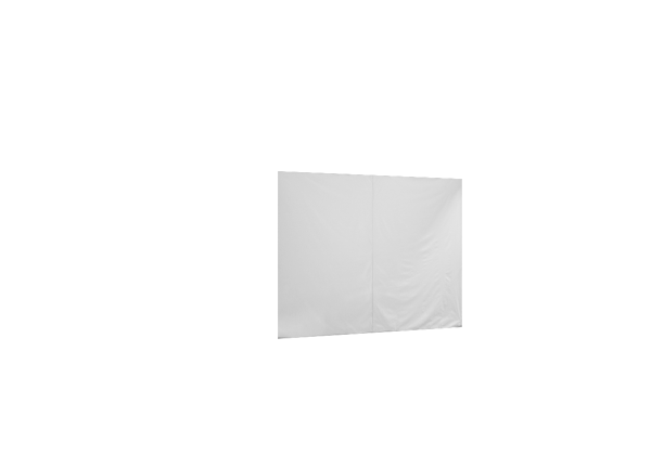 Duratent Seitenwand 450 geschlossen, 3m, weiß, XL15