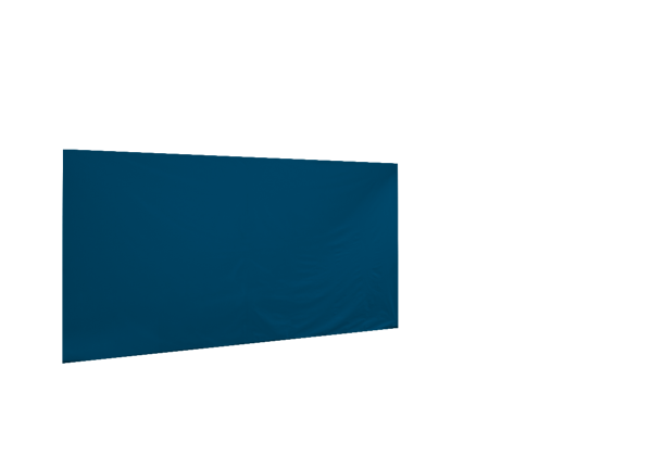 Seitenwand in himmelblau für Faltpavillon
