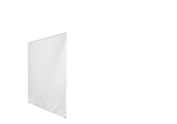 Seitenwand in weiß für Faltpavillon