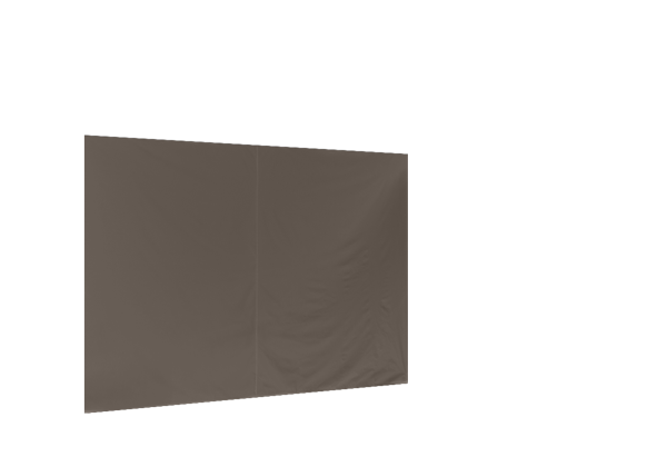 Duratent Seitenwand B1 geschlossen, 3m, taupe