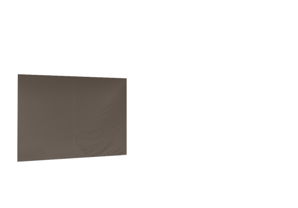 Duratent Seitenwand B1 geschlossen, 3m, taupe