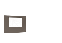 Duratent Seitenwand B1 mit Fenster, 3m, taupe