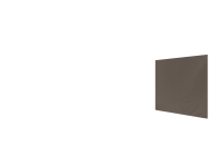 Duratent Seitenwand B1 geschlossen, 4m, taupe