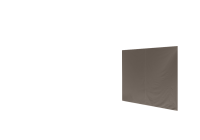Duratent Seitenwand B1 geschlossen, 4m, taupe