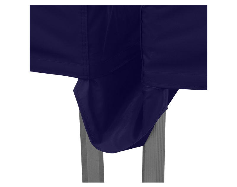 Eine 4m navy-blau Regenrinne in blau