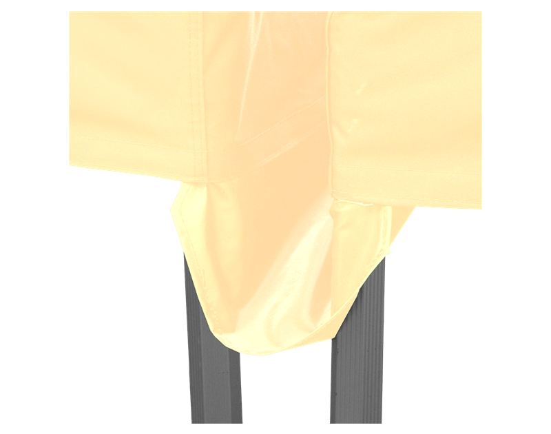 Eine 4m beige Regenrinne