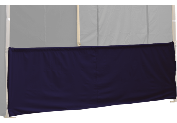 Duratent Halbwand, 4,5m, navy blau, für Hexa50