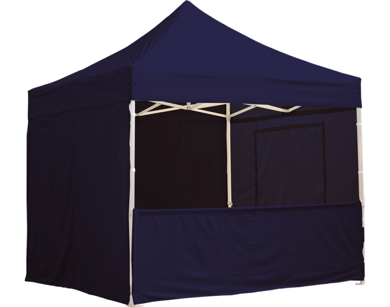 Eine blaue navy 6m für Pavillon