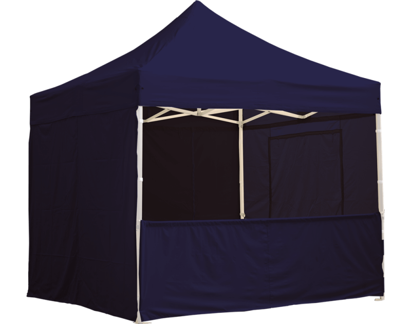 Eine navy-blaue 4m halbwand für Pavillon