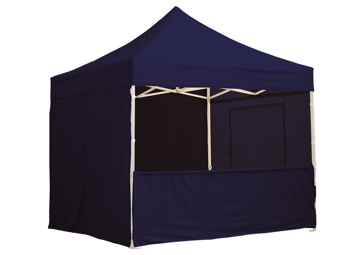 Eine blaue navy 4 für Pavillon