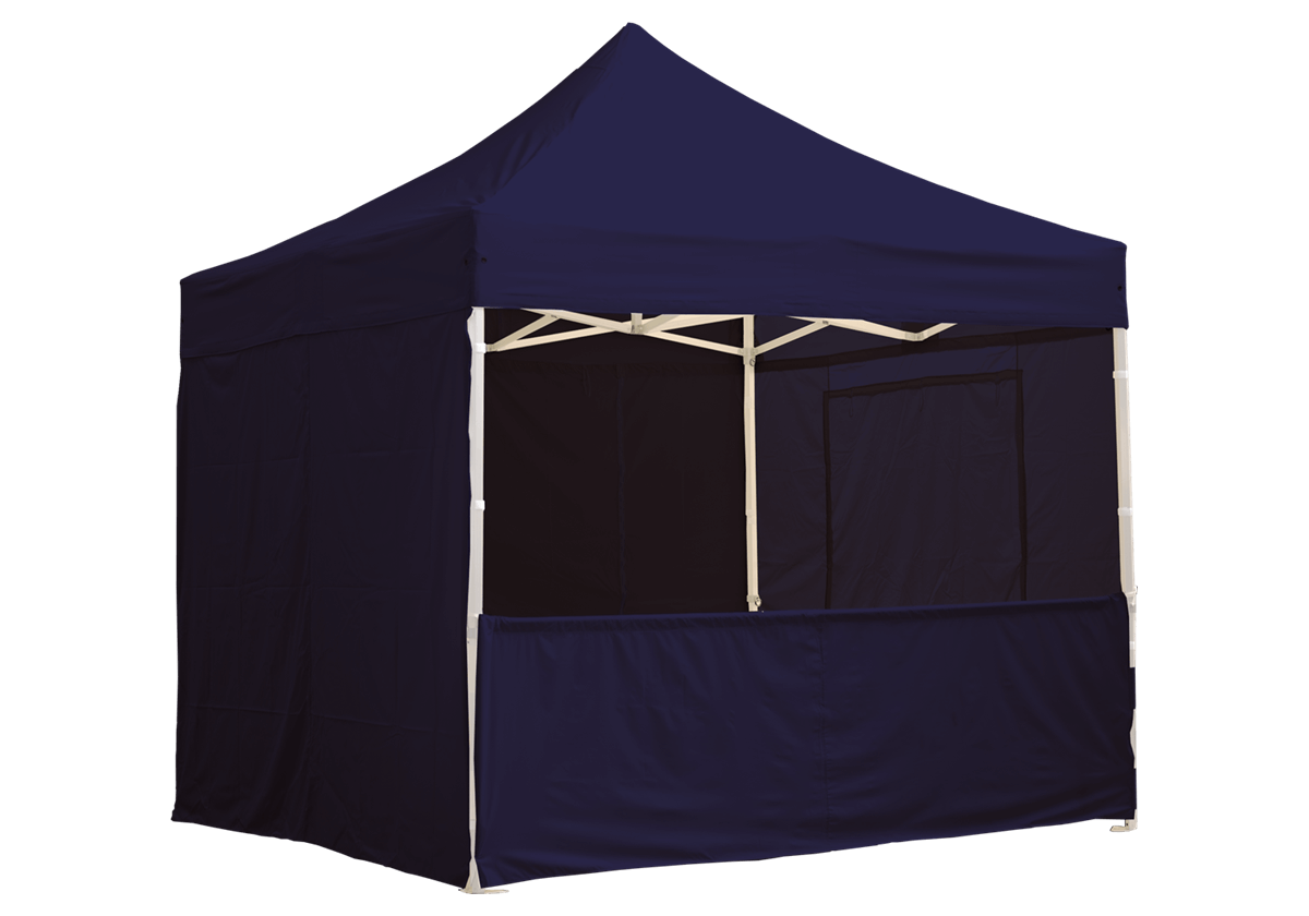 Eine blaue navy 6m für Pavillon