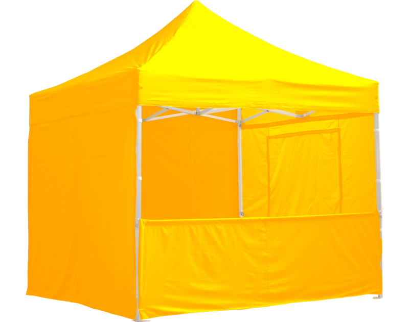 Eine gelb 4,5m halbwand, 4 für Pavillon