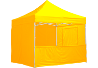 Eine gelb 4,5m halbwand, 4 für Pavillon