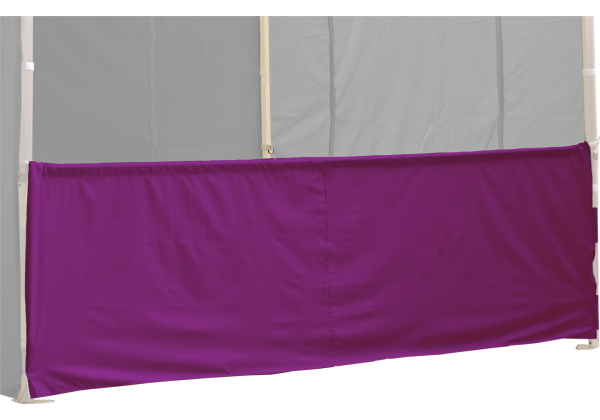 Duratent Halbwand, 4,5m, lila, für Hexa50