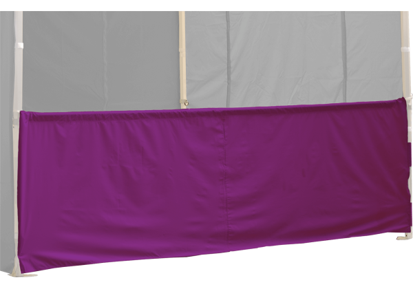 Duratent Halbwand, 4,5m, lila, für Hexa50