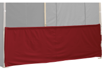 Duratent Halbwand, 6m, burgund, für Hexa40