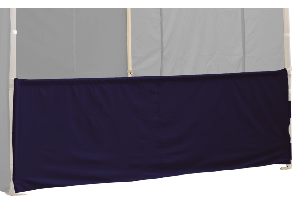 Duratent Halbwand, 2m, navy blau, für Hexa40