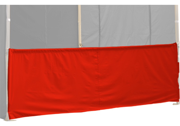 Duratent Halbwand, 3m, rot, für HexaCompact