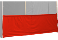 Duratent Halbwand, 3m, rot, für HexaCompact