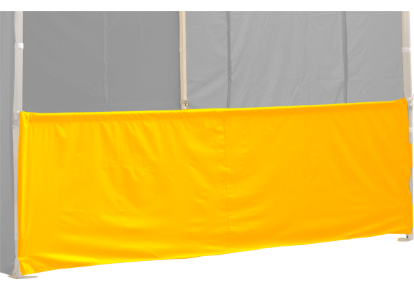 Duratent Halbwand, 3m, gelb, für HexaCompact