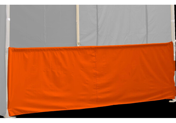 Duratent Halbwand, 3m, orange, für HexaCompact