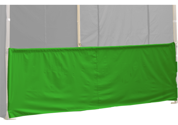 Duratent Halbwand, 3m, lime, für HexaCompact