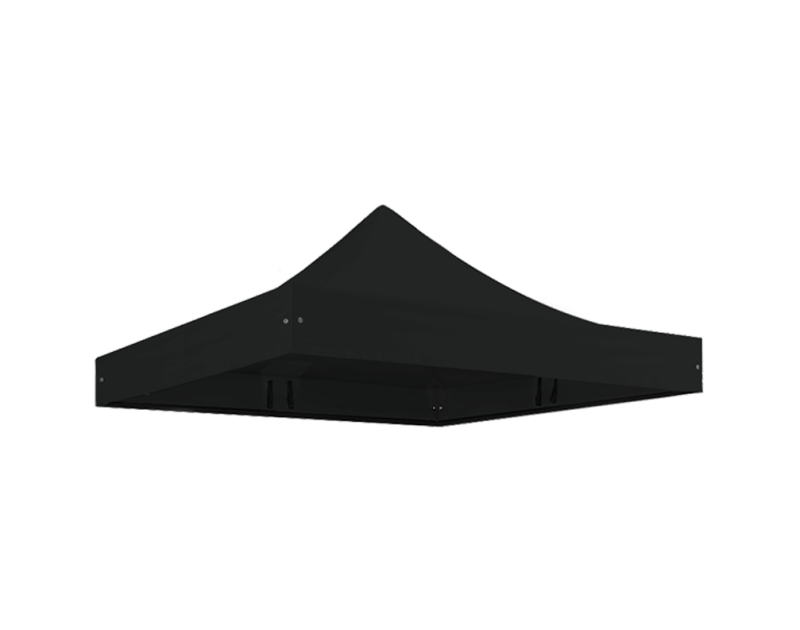 Duratent Dach 450, 3m x 3m, schwarz