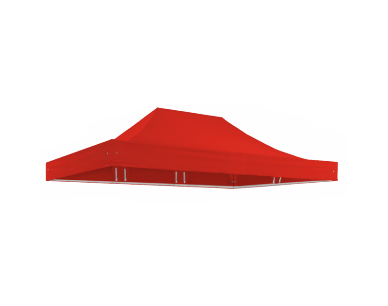 Duratent Dach 450, 4m x 6m, rot